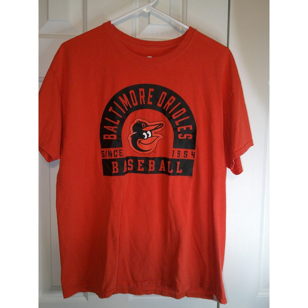 MLB Baltimore Orioles Baseball T-Shirt Graphic Tee Mens Large